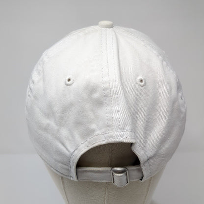 Dedicated Fitness Slideback Hat White OSFM Embroidered New Era 9Twenty