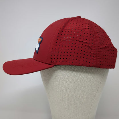 SNAPS PGA Jr League All Star Trucker Hat Red One Size Snapback Perforated