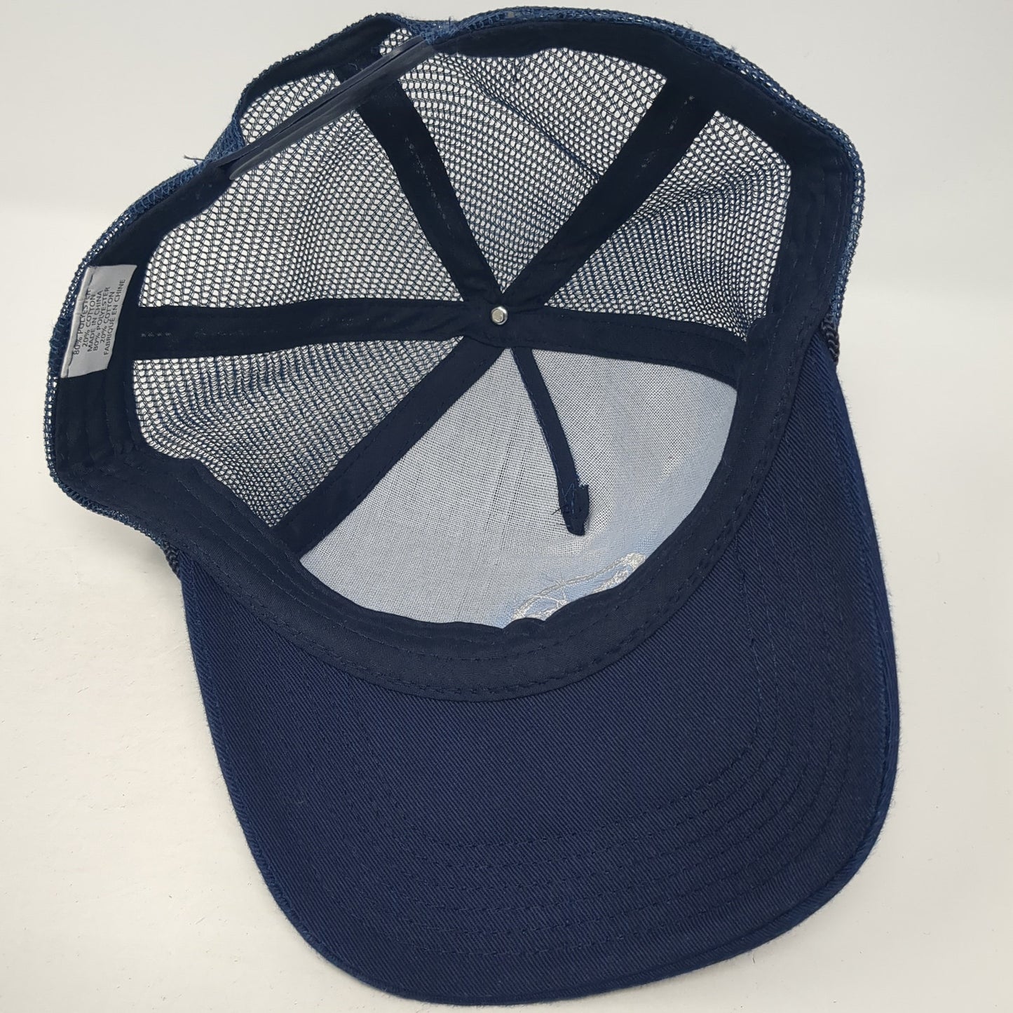 Great Circle Snapback Rope Trucker Hat Blue One Size Mesh Back Outdoor
