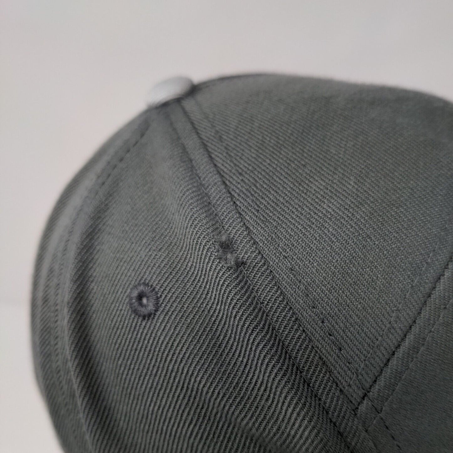Dragon Alliance Patch Snapback Hat Gray OSFA Adjustable Vent Holes