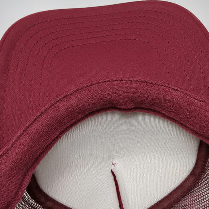 OTTO Trucker Hat Red One Size Make Aire Waves 1989 Rope Snapback Mesh Foam Front