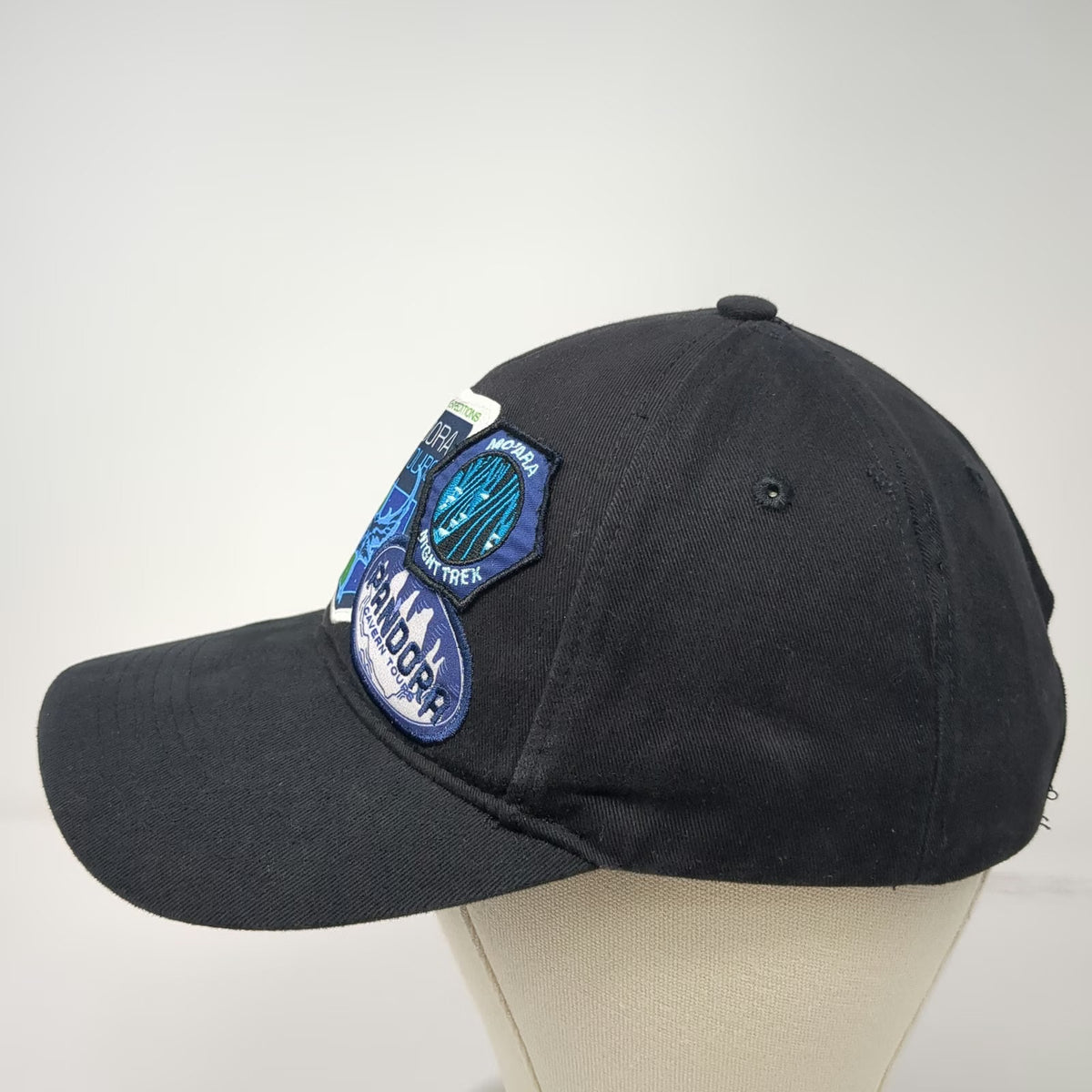 Disney Parks Pandora World of Avatar Black Baseball Cap One Size Slideback Hat