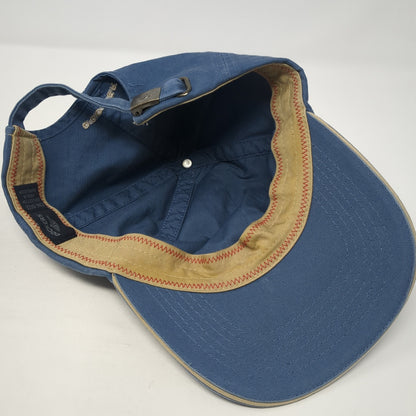 Dockers Slideback Hat Blue One Size Adjustable Embroidered 6 Panel