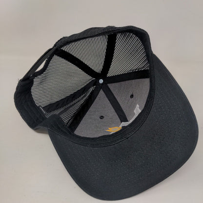 Lightning Bolt Snapback Trucker Hat Black OS Adjustable Mesh Back Richardson