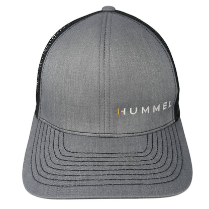 Hummel Snapback Mesh Back Trucker Hat Gray One Size Pacific Headwear