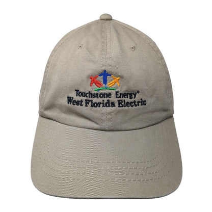 Touchstone Energy West Florida Electric Baseball Cap Brown One Size Adjustable