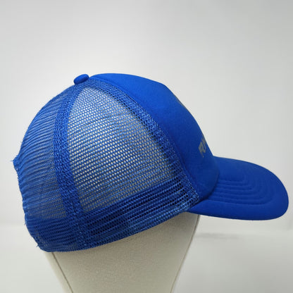 Rhino Rush Blue Trucker Hat One Size Mesh Snapback Foam Energy Graphic Logo Cap
