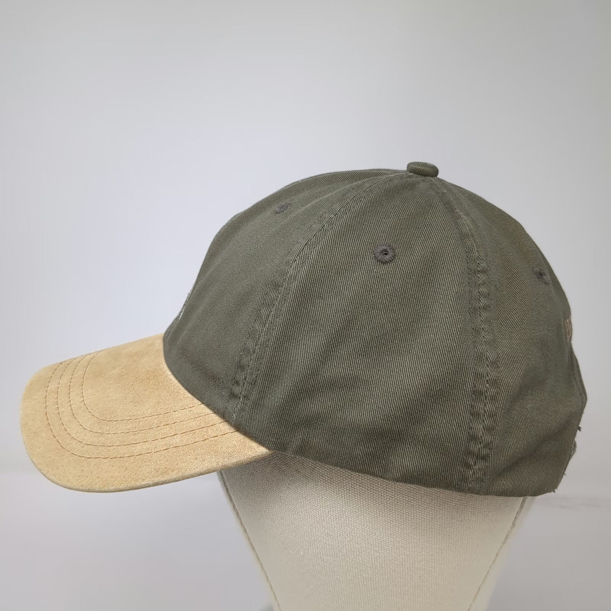 Pendleton Baseball Cap Green One Size Fly Fishing Lure Beige Suede Brim USA Hat