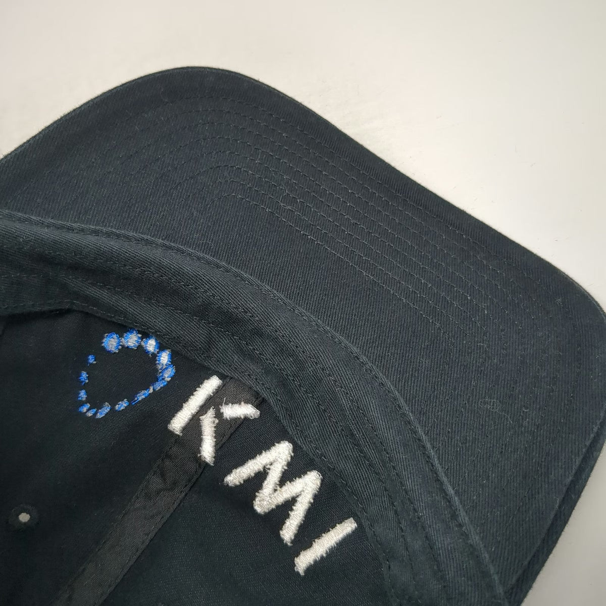 '47 Baseball Cap Black One Size Adjustable Strap Embroidered KWI Logo Cotton Hat