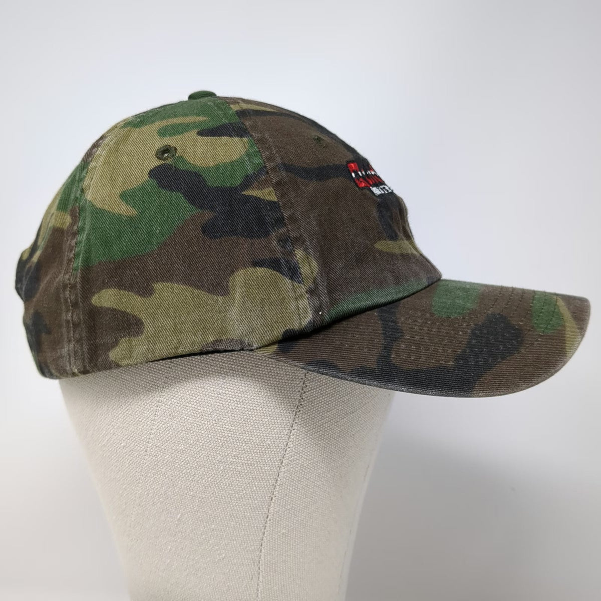 Port Authority Baseball Cap Green Brown One Size Strapback QuickSilver Logo Hat