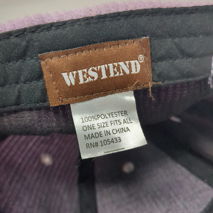 Westend Baseball Cap Pink One Size Corduroy Blank Adjustable Buckle Strap Hat