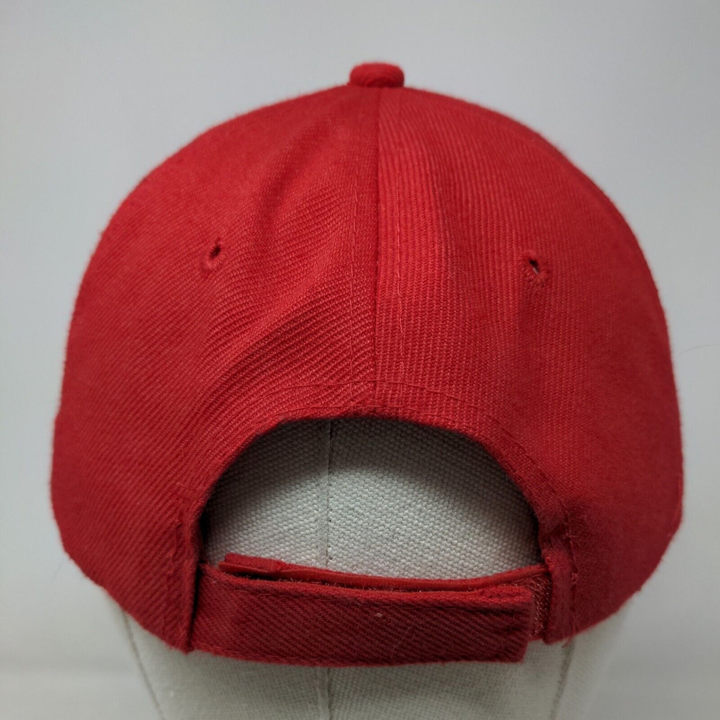 Unbranded Men's Strapback Hat Red Washington Nationals Embroidered Logo