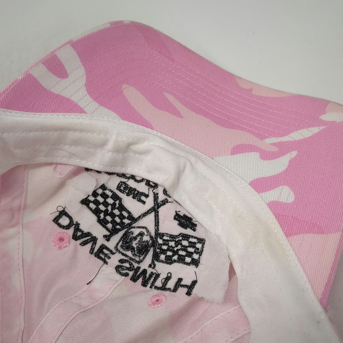 Port Authority Baseball Cap Pink Camo One Size Dave Smith Motor Sports Hat GMC