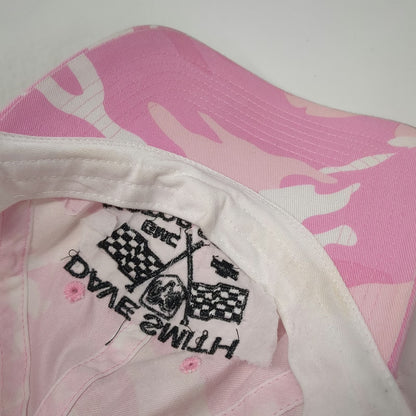 Port Authority Baseball Cap Pink Camo One Size Dave Smith Motor Sports Hat GMC