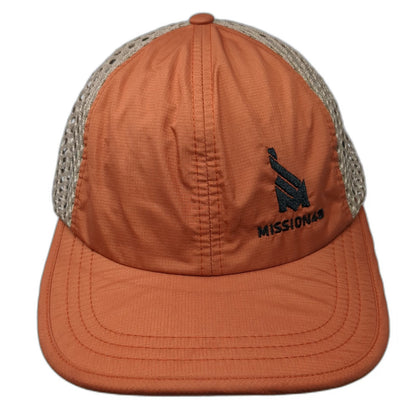 Richardson Baseball Cap Orange One Size Mesh Back MISSION43 Idaho Outdoor Hat