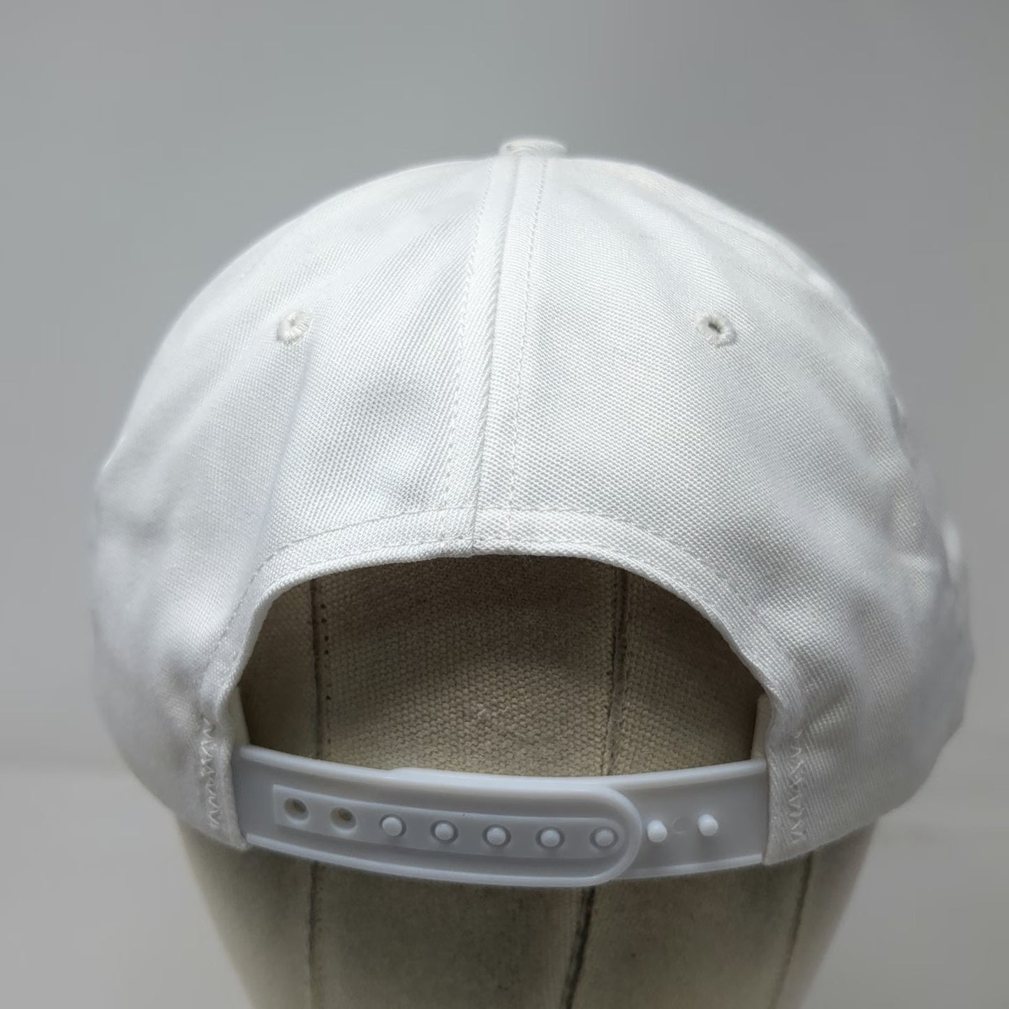 Unionwear Snapback White Blue One Size Union Made USA L1180 CWA Retiree Hat