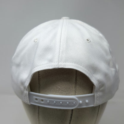 Unionwear Snapback White Blue One Size Union Made USA L1180 CWA Retiree Hat