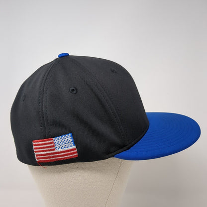 Ignite Baseball Fitted Hat Multicolor S/M Embroidered Patriotic Richardson