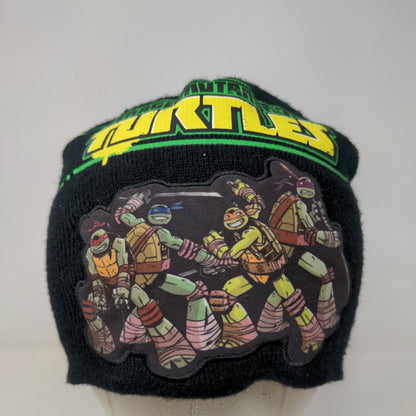 Nickelodeon Boy's Knit Beanie Hat Cap TMNT Teenage Mutant Ninja Turtles Black