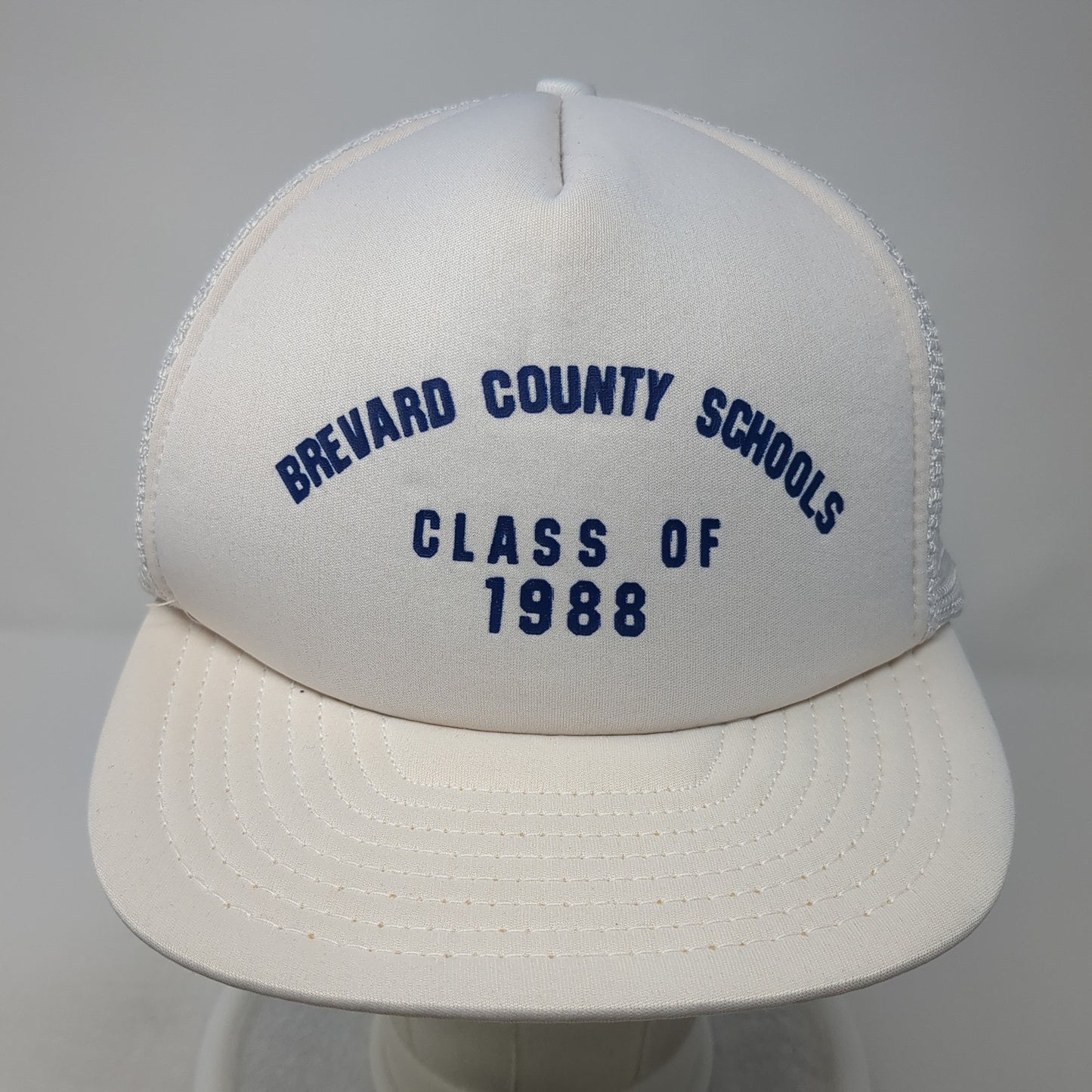 Brevard County Schools Class Of 1988 Snapback Trucker Hat White One Size