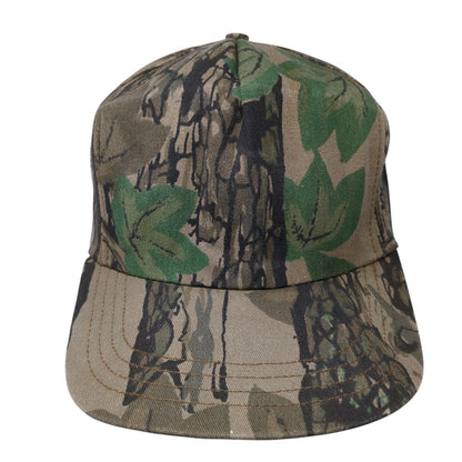 Unbranded Snapback Hat Camo One Size Adjustable Vent Holes Hunting