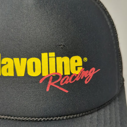 Swingster Trucker Hat Black One Size Havoline Racing Texaco Mesh Snapback