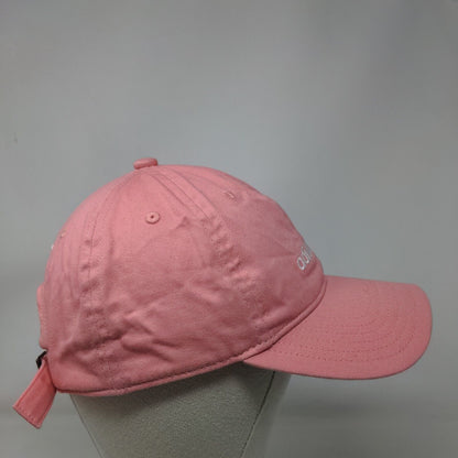 Adidas Women's Slideback Hat Pink OSFW Adjustable Embroidered Trefoil 6 Panel