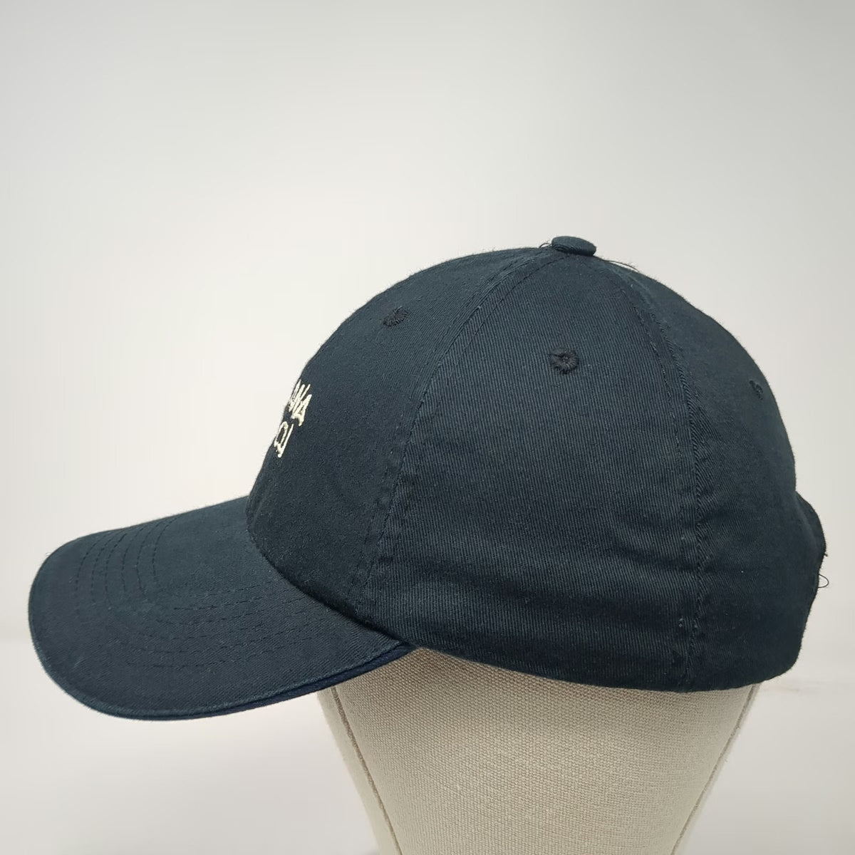 River Beach Baseball Cap Black One Size Solana Beach Cotton Slideback Hat