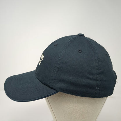 River Beach Baseball Cap Black One Size Solana Beach Cotton Slideback Hat