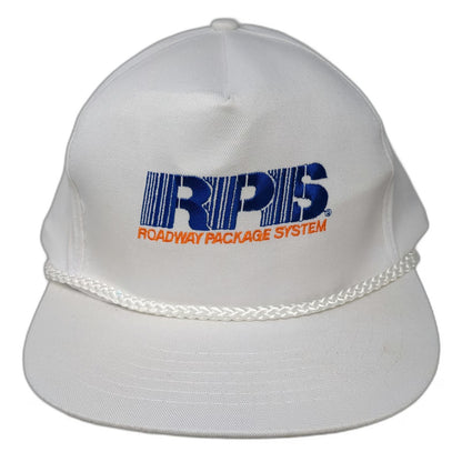Competitive RPS Roadway Package System Hat 5 Panel White One Size Rope Slide