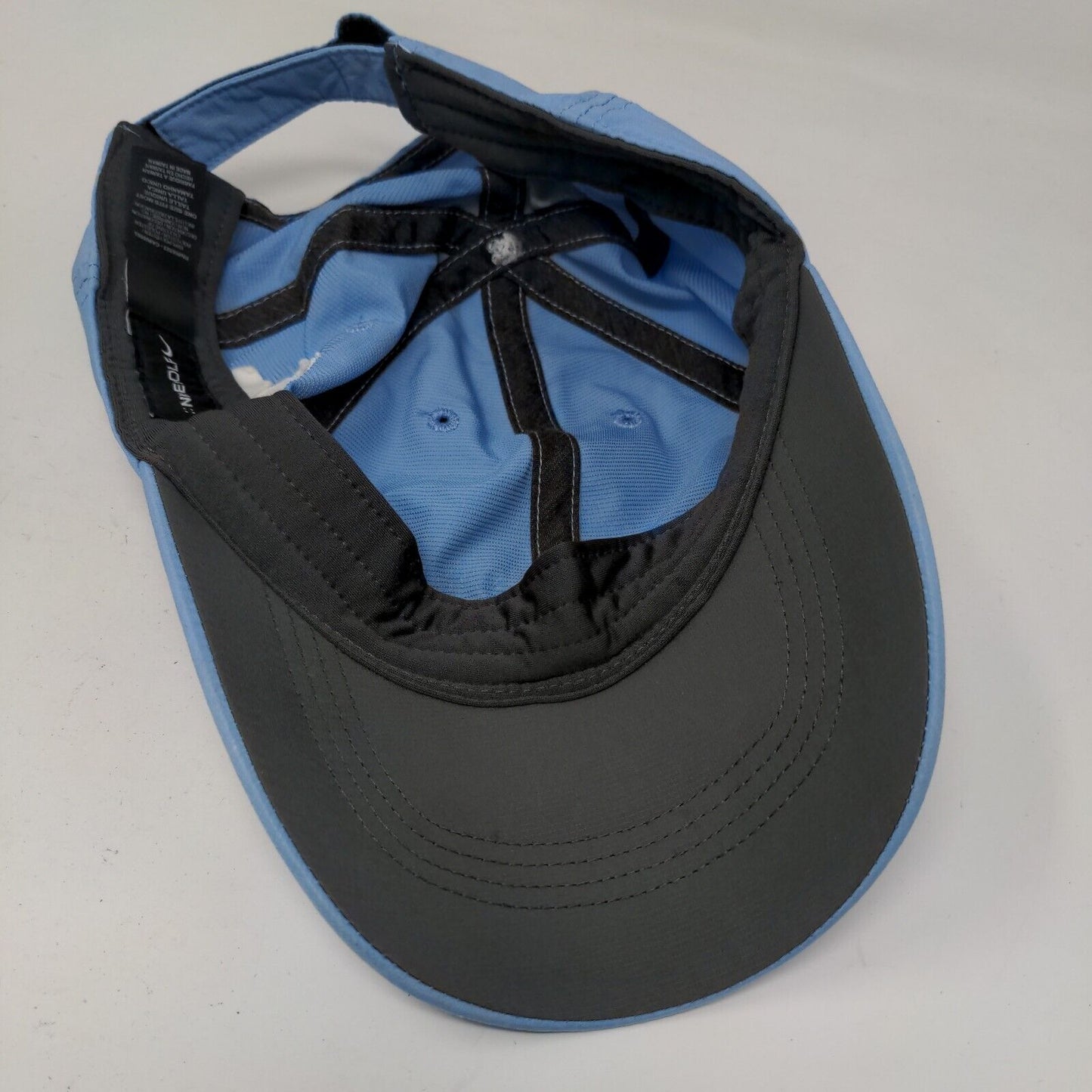 Nike Golf Mens Strapback Hat Blue Size OSFM Embroidered Swoosh Logo Wicked Stick