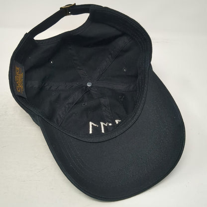 Yupoong Baseball Cap Black One Size 11:11 Embroidery Cotton Adjustable Hat