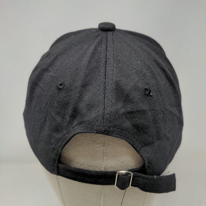 Libra Bling Slideback Hat Black One Size Adjustable Rhinestone 6 Panel