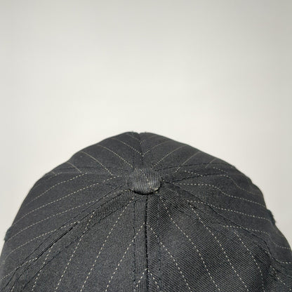 Fox Fitted Hat Black S/M Lightweight Embroidered Vented Holes 6 Panel Flexfit
