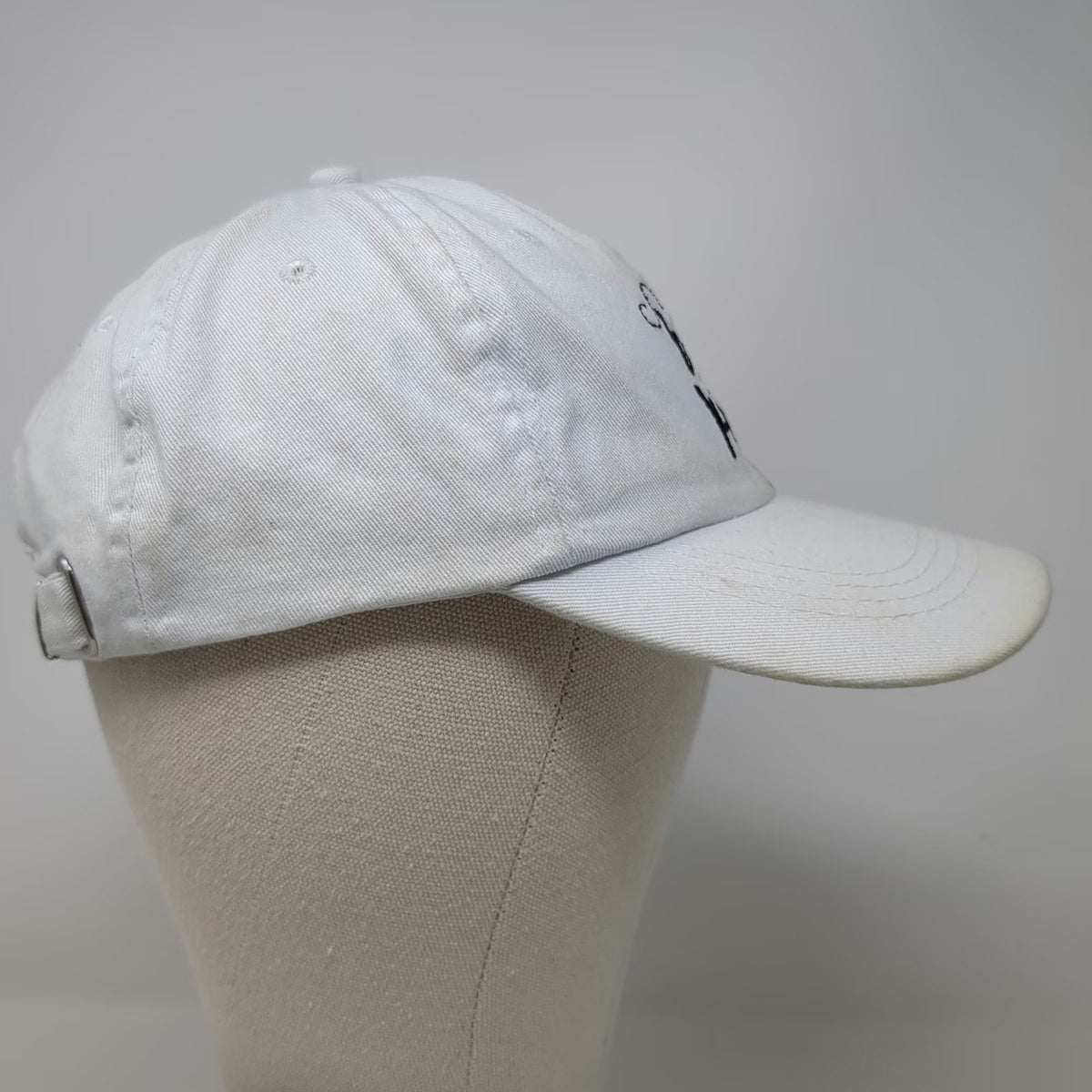 Baseball Cap White One Size Bee Kind Embroidered Honey Bee Nature Slideback Hat