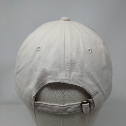 DIMO Slideback Hat Cream OSFM Embroidered Adjustable Quake City Caps