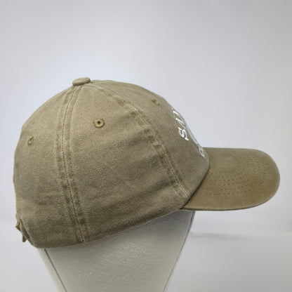 Brown Baseball Cap San Diego California Est 1850 One Size Hat Strapback Cotton