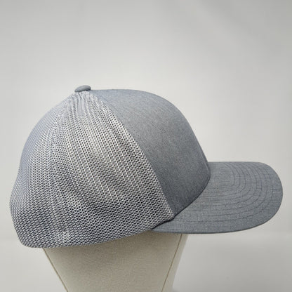 HC Snapback Mesh Back Trucker Hat Gray One Size Mesh Back Flexfit 110