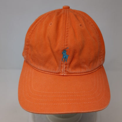 Polo Ralph Lauren Small Pony Slideback Hat Orange One Size Adjustable