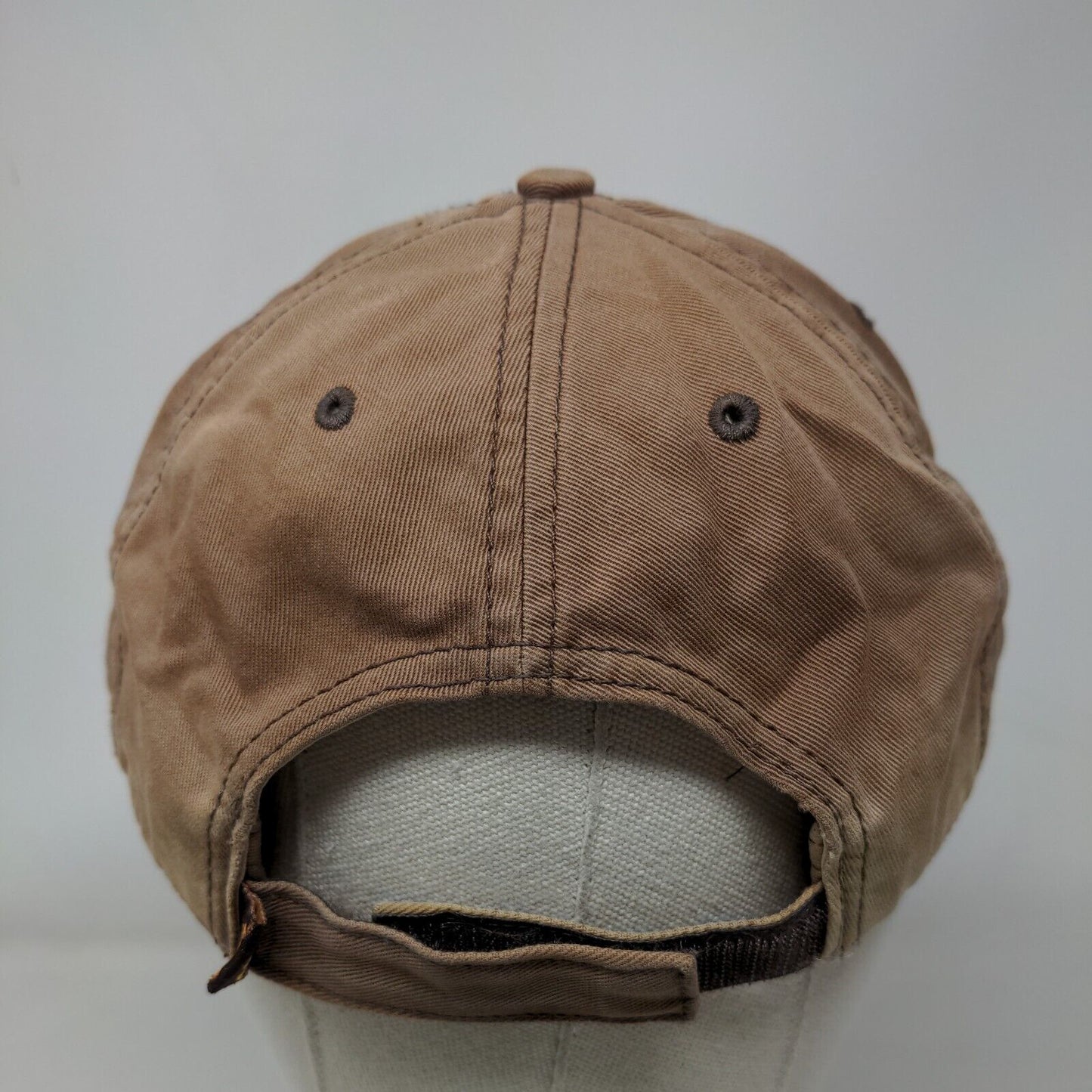 Old School Matt Groening Strapback Hat Brown Embroidered The Simpsons Anoma