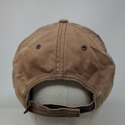 Old School Matt Groening Strapback Hat Brown Embroidered The Simpsons Anoma