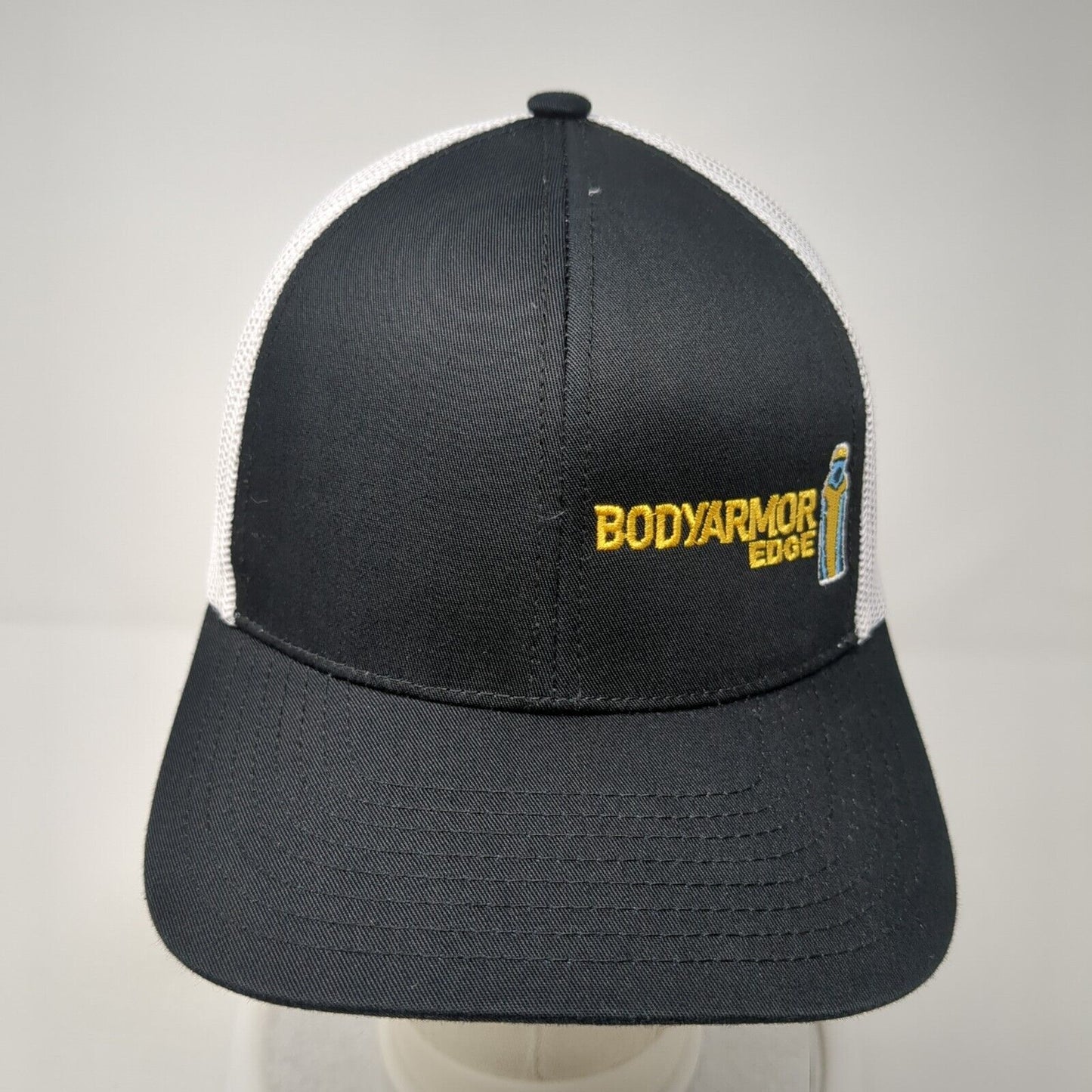 Bodyarmor Edge Snapback Trucker Hat Black One Size Pacific Headwear