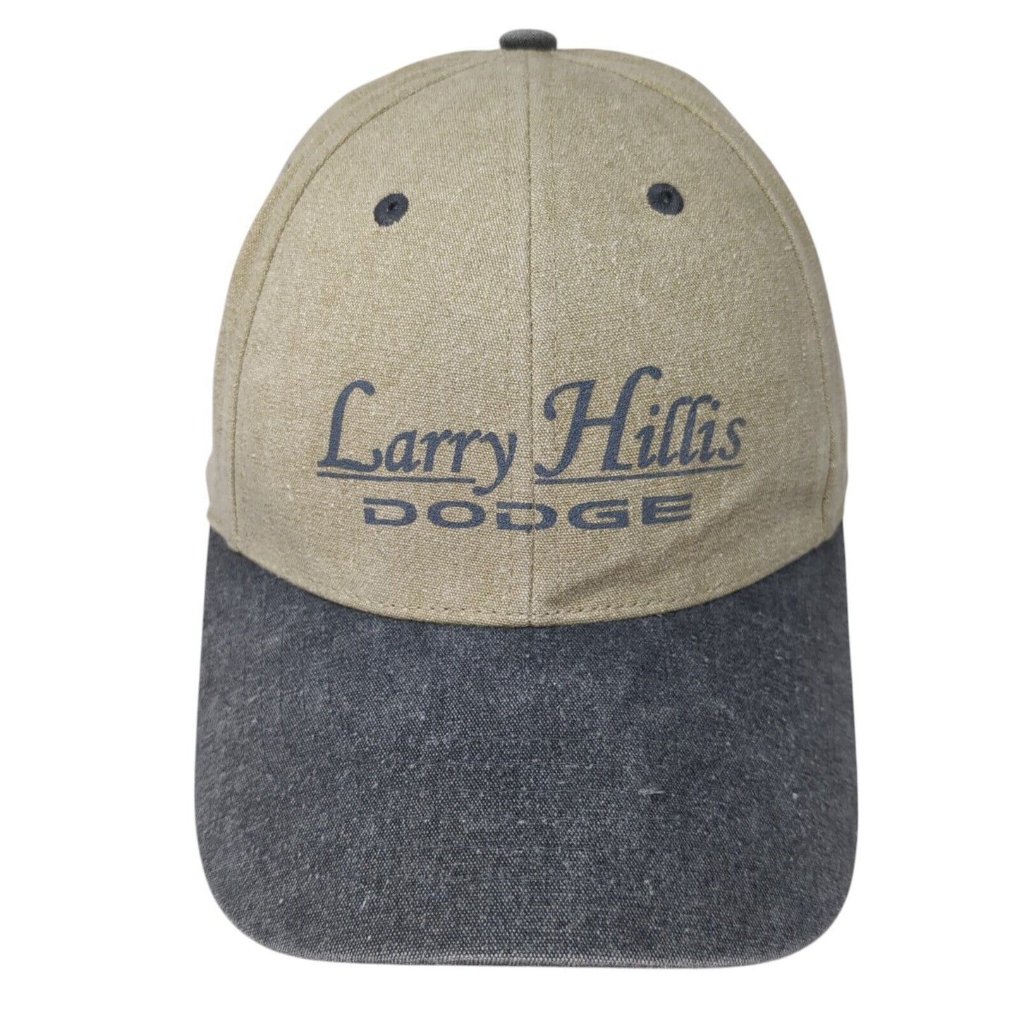 Larry Hillis Dodge Slideback Hat Multi One Size Adjustable Vented Holes Cotton