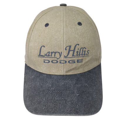 Larry Hillis Dodge Slideback Hat Multi One Size Adjustable Vented Holes Cotton