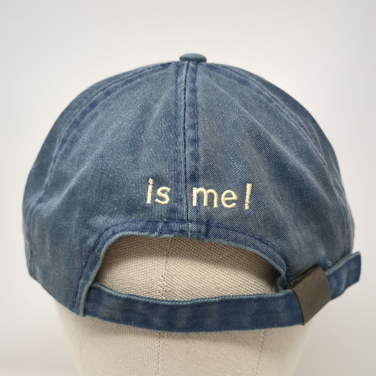 Cobra Caps Baseball Cap Blue OSFM Unstructured Slideback Cotton Hat REAL-e OTX
