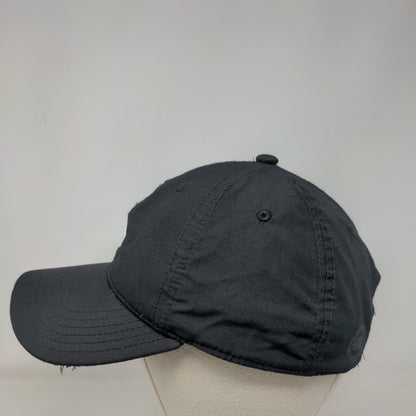 Adidas Trefoil Strapback Hat Black OSFM Embroidered Adjustable 6 Panel