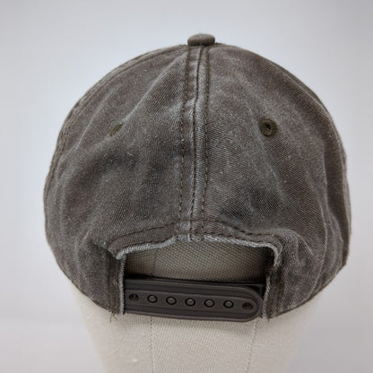 Bulleit Frontier Whiskey Snapback Hat Brown One Size Adjustable Embroidered