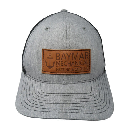 Baymar Mechanical Heating & Cooling Snapback Trucker Hat Gray OS Mesh Richardson
