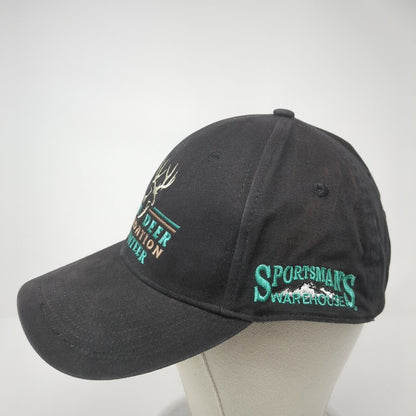 Mule Deer Foundation Slideback Hat Black One Size Adjustable Sportsman Headwear