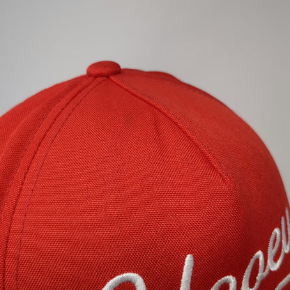 Hooey 5 Panel Red Hat One Size Snapback Western Original Rope Polyester